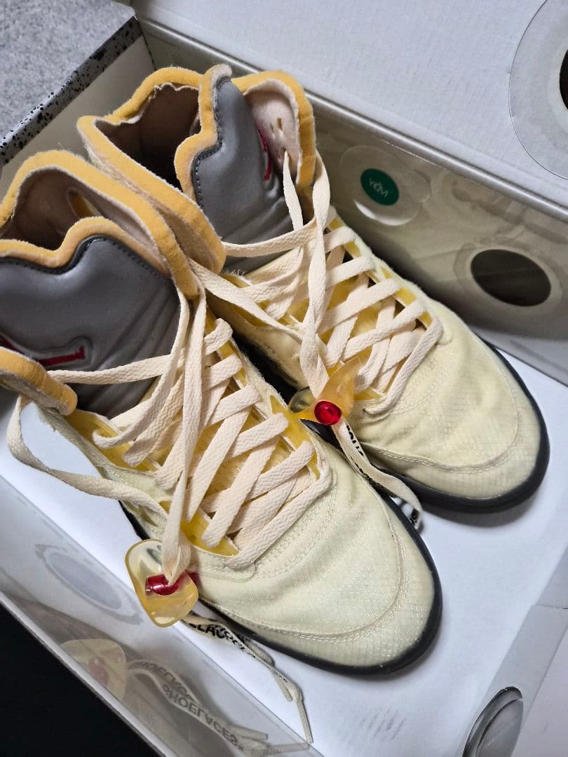 【ジャンク】エアジョーダン5 28.0 オフホワイト
