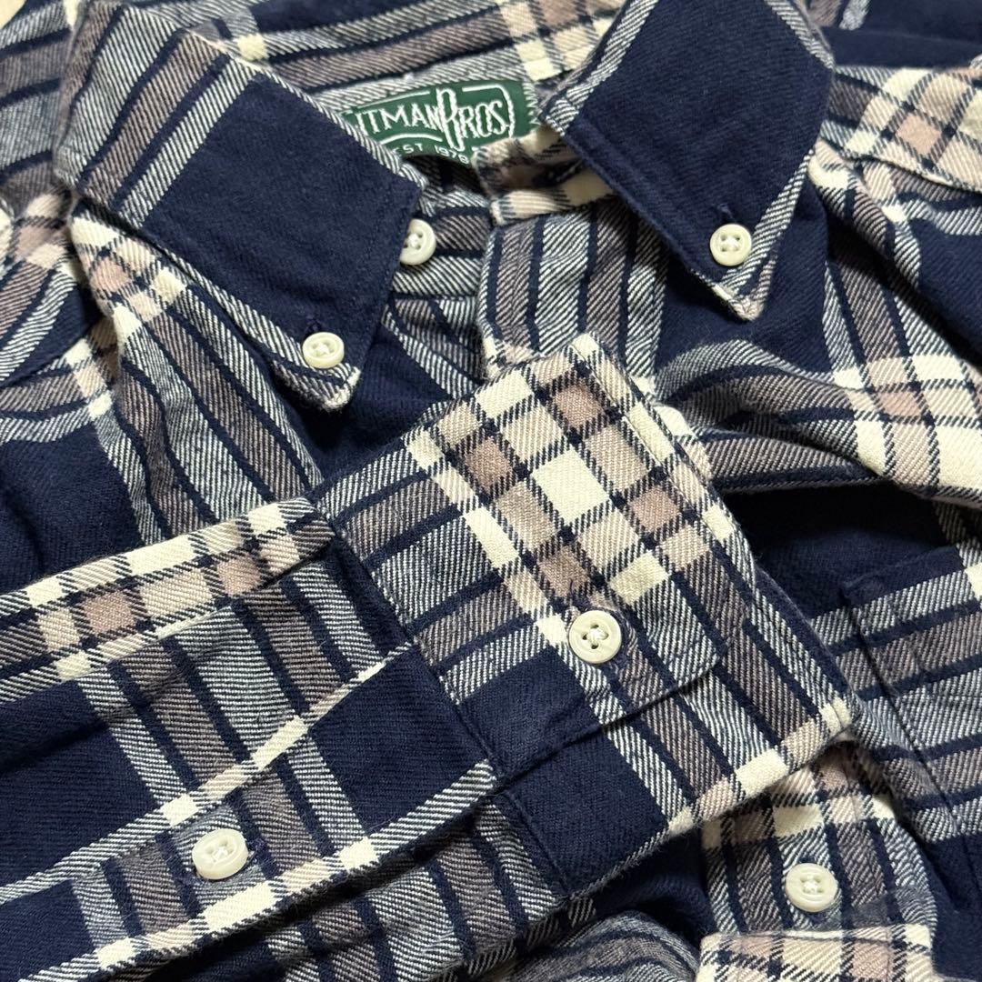 GITMAN BROS VINTAGE L/S SHIRT チェック柄