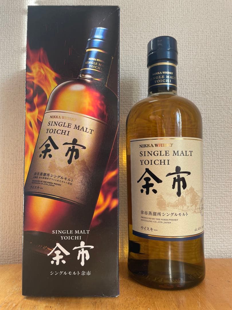 ニッカウヰスキー 余市 シングルモルト 700ml 箱付き