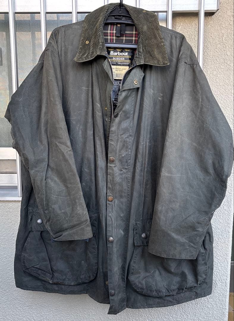 キ*ク様 00's Barbour BORDER COAT C48