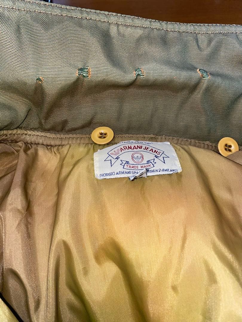 90s archive ARMANI JEANS イタリア製 ボンバー