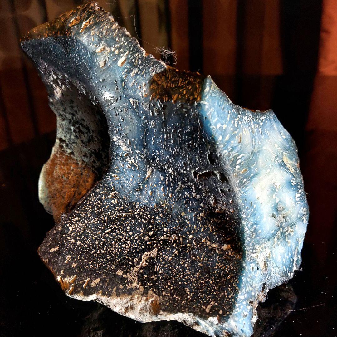 ド迫力！ブルーアイス グレイシアライト ナカウライト原石1,7kg超え巨石 67