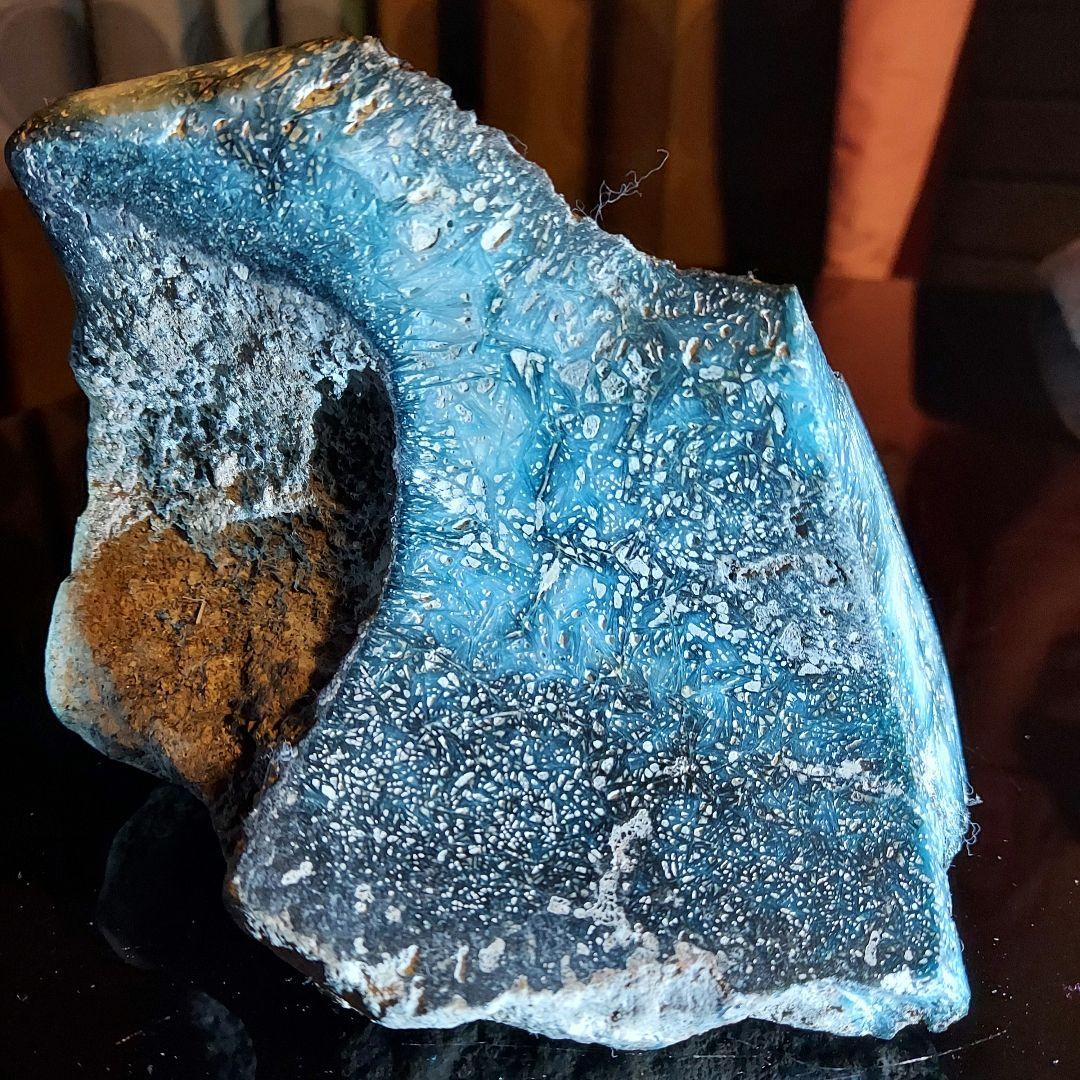 ド迫力！ブルーアイス グレイシアライト ナカウライト原石1,7kg超え巨石 67