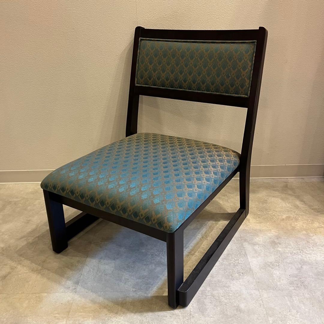 高脚座椅子　ローチェア　和風