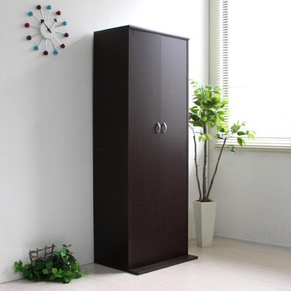 【新品・送料無料】ＤＶＤ・ＣＤ・コミック書棚ストッカー収納庫　ブラウン