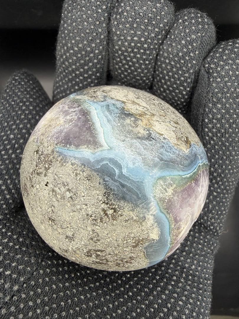 アメジスト 笑口 虹入り 210