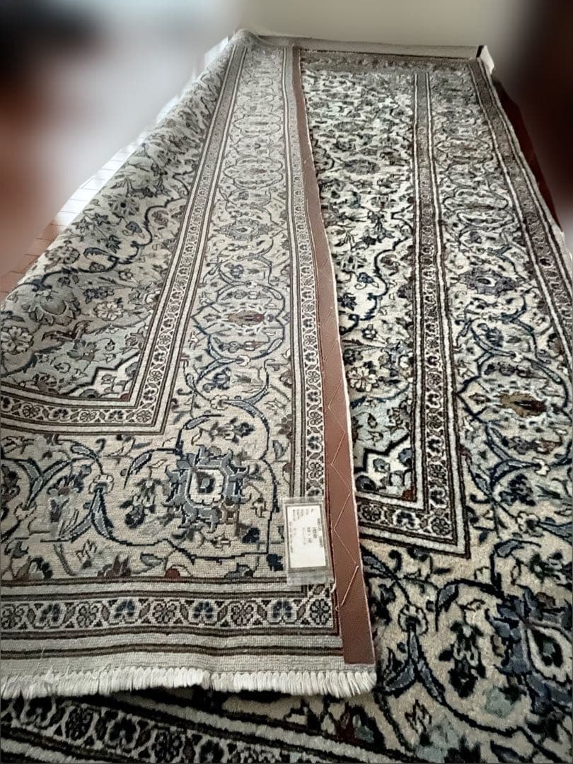 ペルシャ絨毯　カシャンウール　大判　325×197