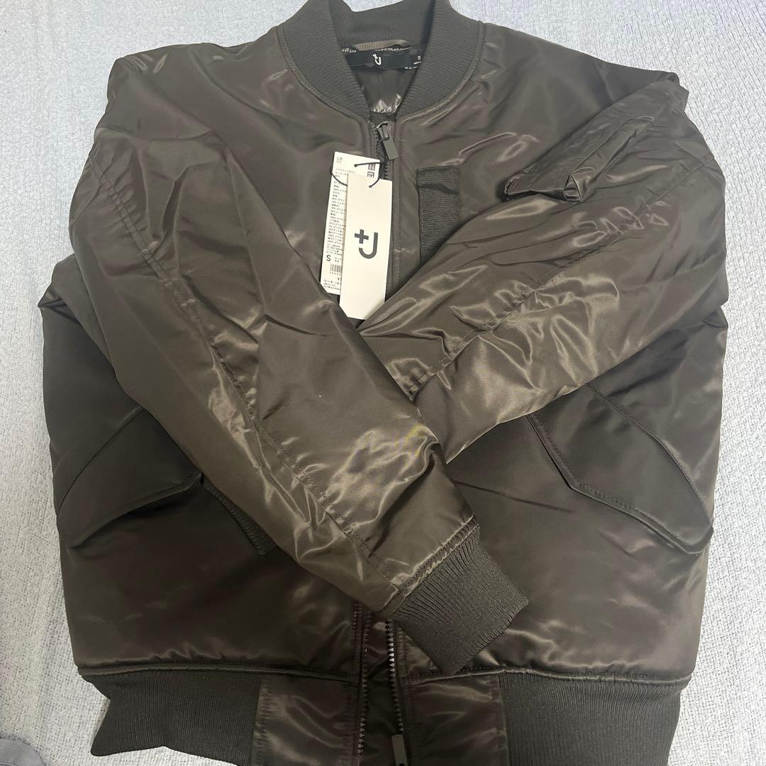ハイブリッドダウンオーバーサイズMA-1 グレー Sサイズ 新品未使用