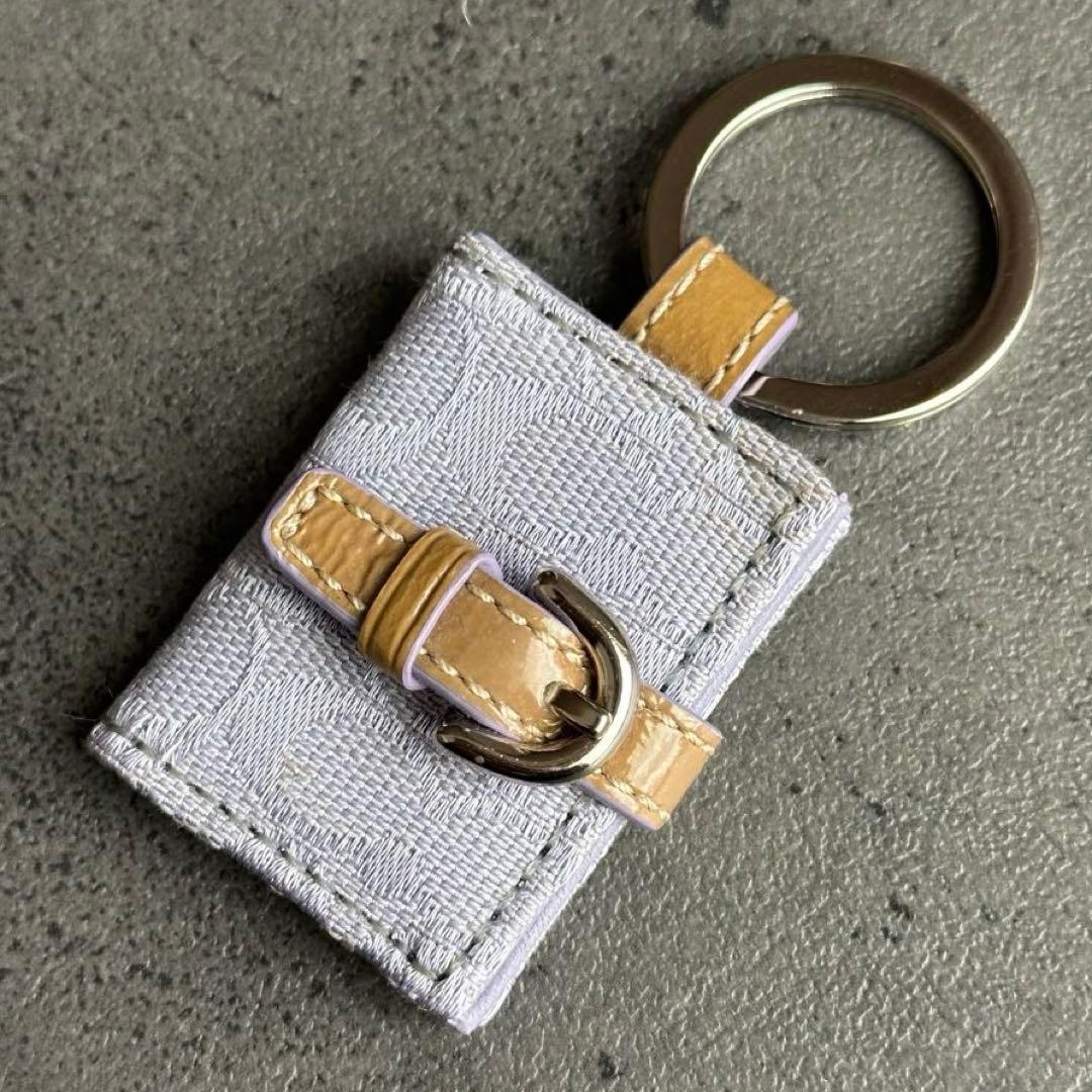 希少色✨COACH Signature Picture Frame Charm