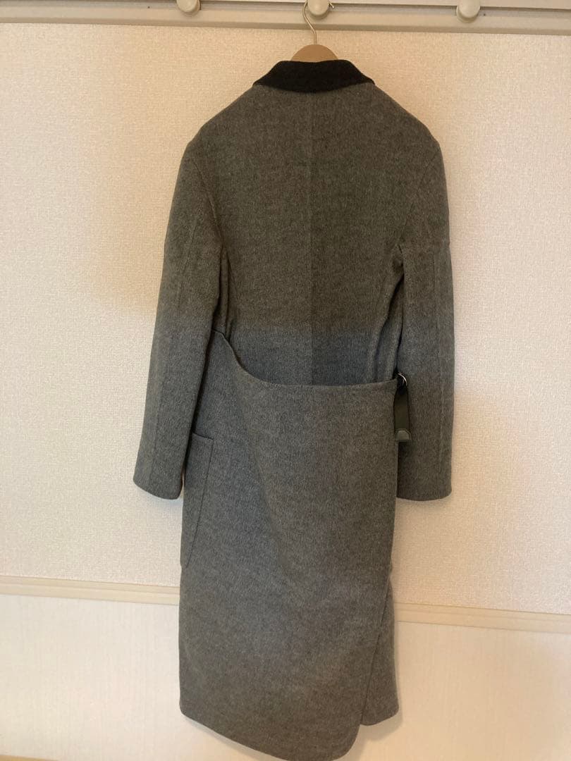 HERMES ラグジュアリーな カシミヤ ラップ コート