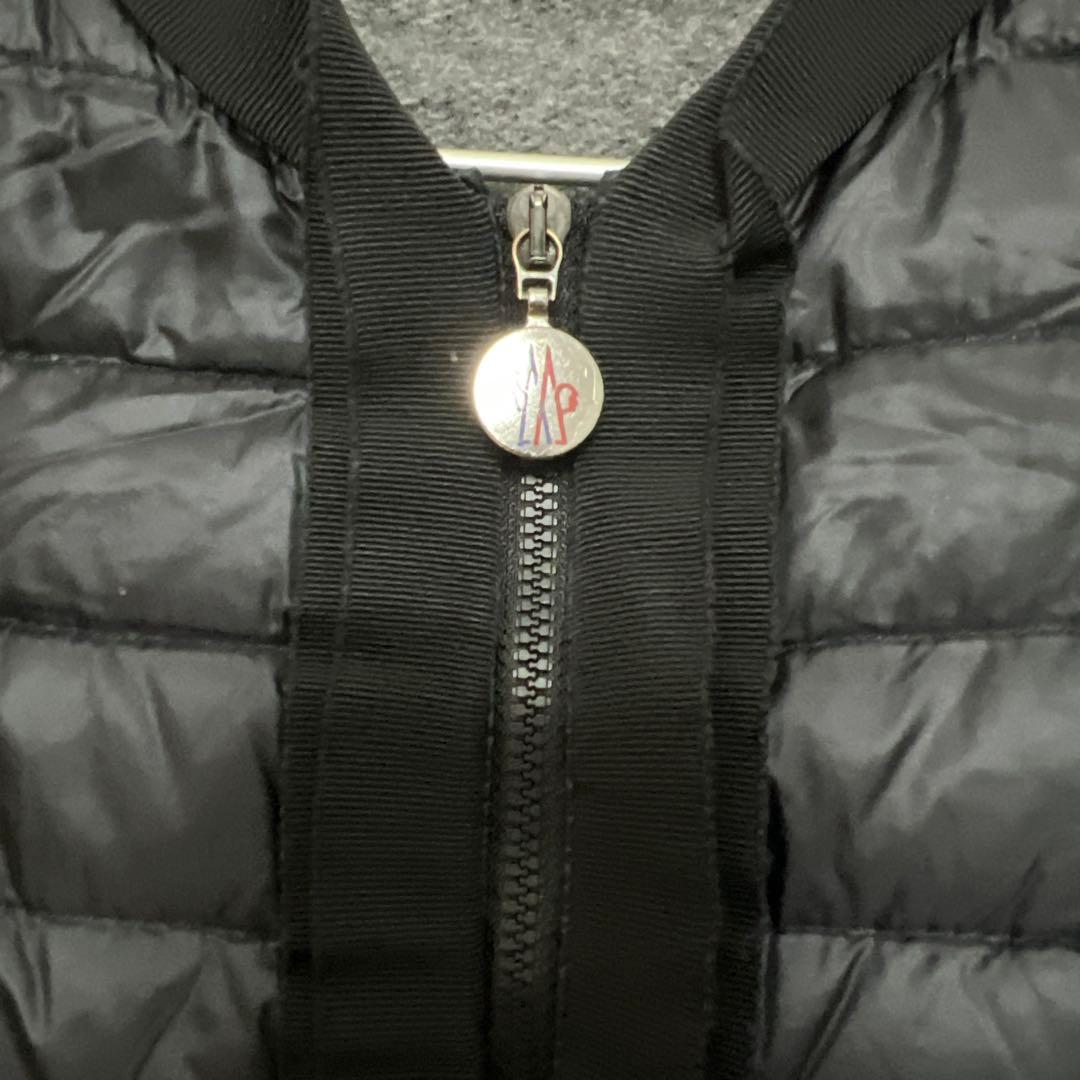MONCLER ダウンジャケット S 黒 グレー