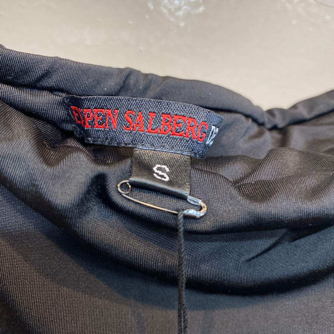 エスパン社交ダンススカート(黒花フリル)