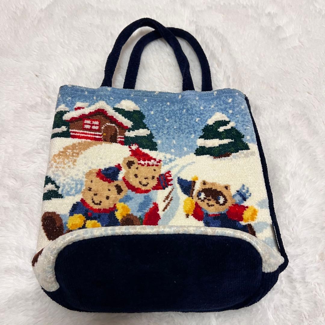 ファミリア　フェイラー　トートバッグ　スキー