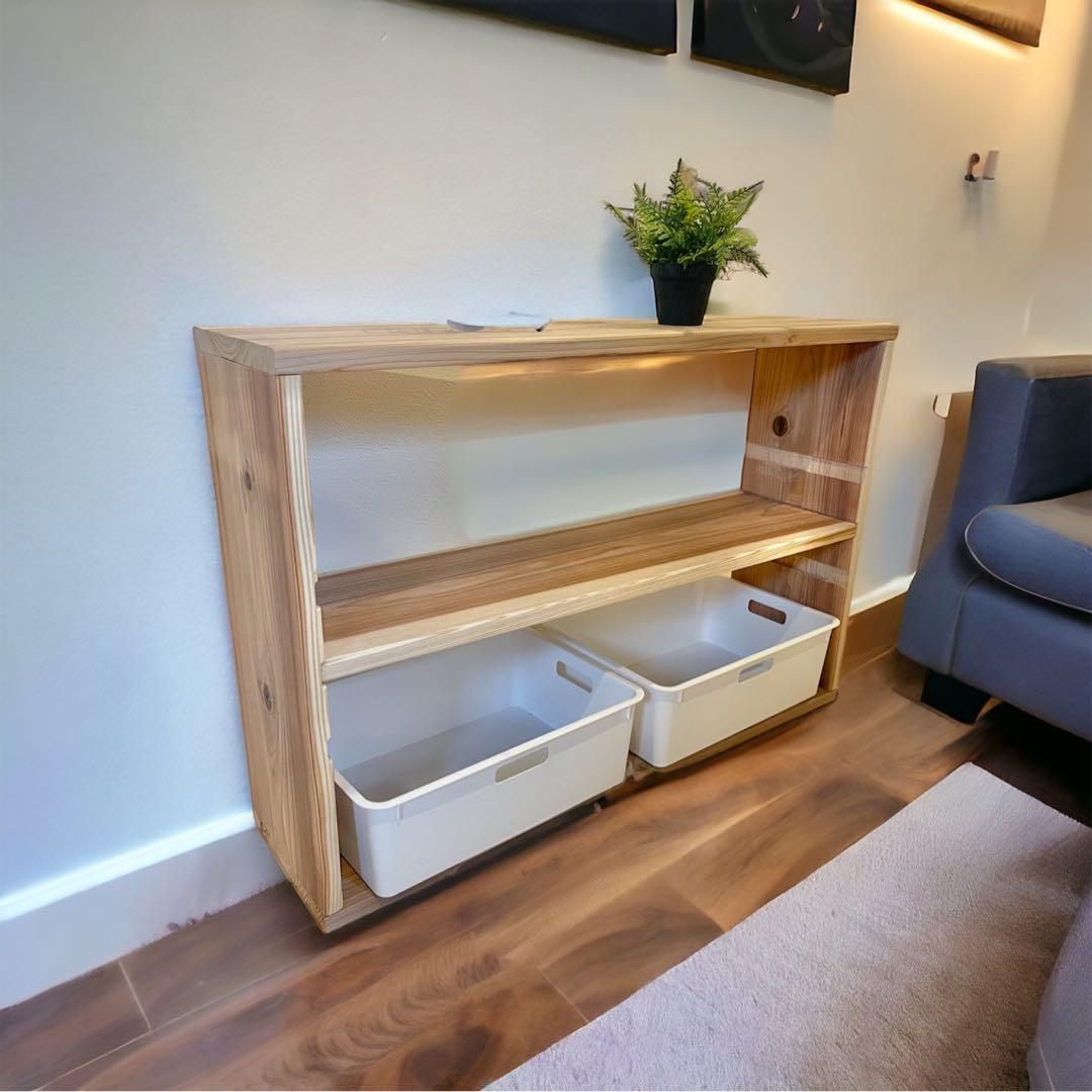 オープンシェルフ　おしゃれ収納　マガジンラック　ブックシェルフ　絵本棚