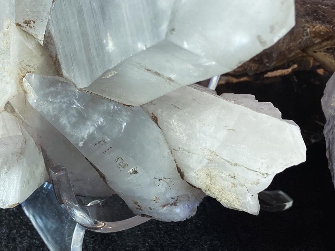 ヒマラヤ水晶 原石 クラスター 虹入り 水晶 クォーツ 天然石 パワーストーン