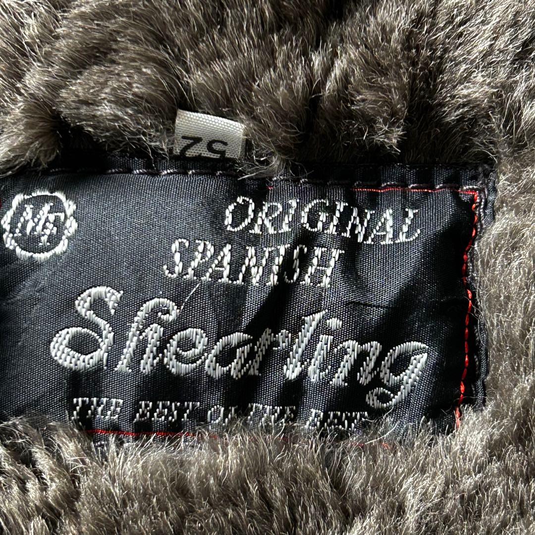 ユーロvintage Euro ムートンボアギャングコート 袖内ムートンボア貼り