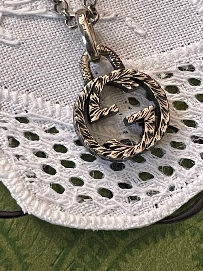 ◉セール！美品　グッチ　GUCCI インターロッキングG ネックレス シルバー
