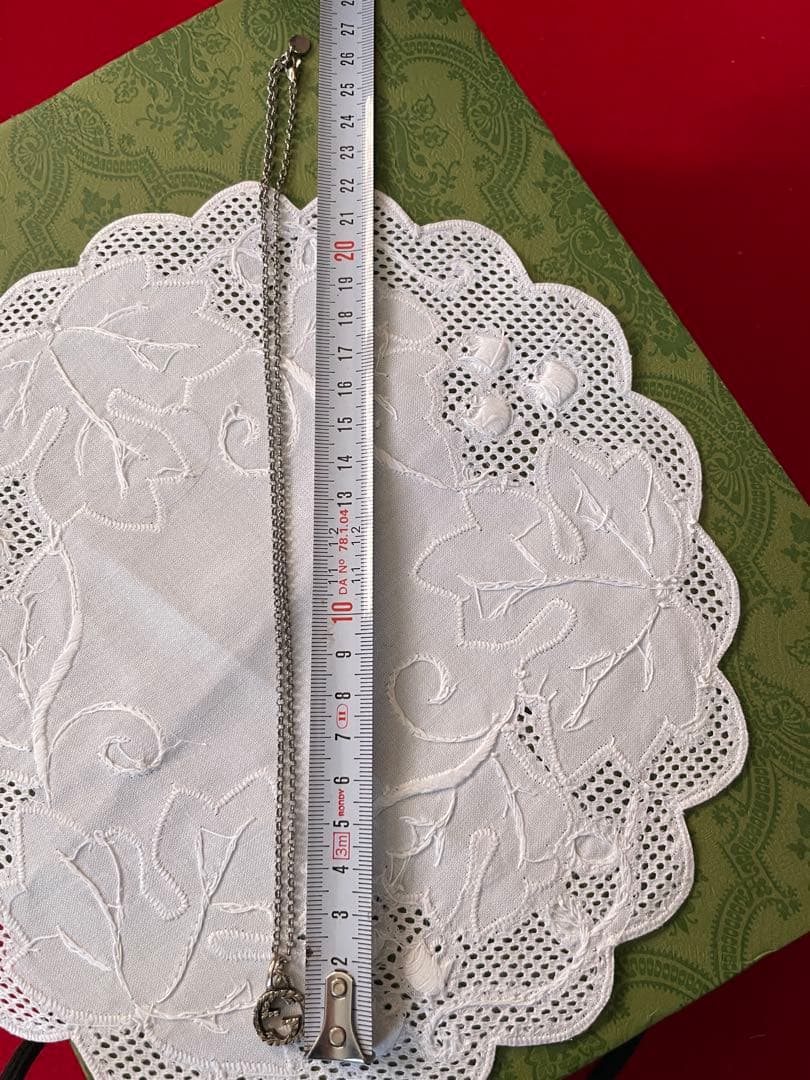 ◉セール！美品　グッチ　GUCCI インターロッキングG ネックレス シルバー