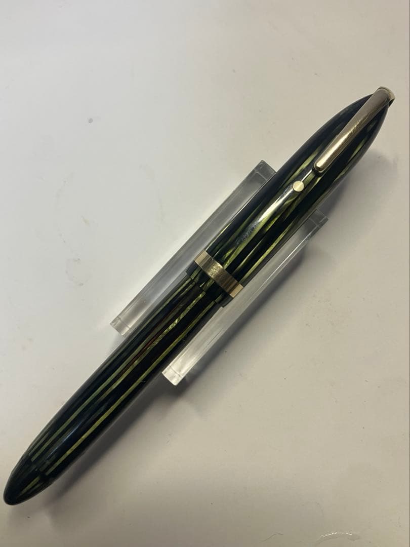 レア　SHEAFFER シェーファー 万年筆 タッカウェイ　ミリタリークリップ