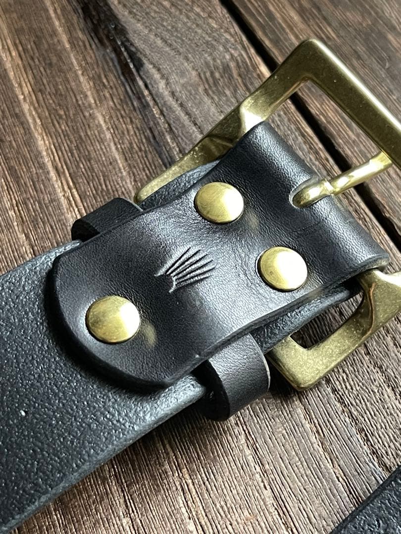 ディッキーズ874専用スタッズベルト　真鍮　ミッスーリ　HTC CALEE