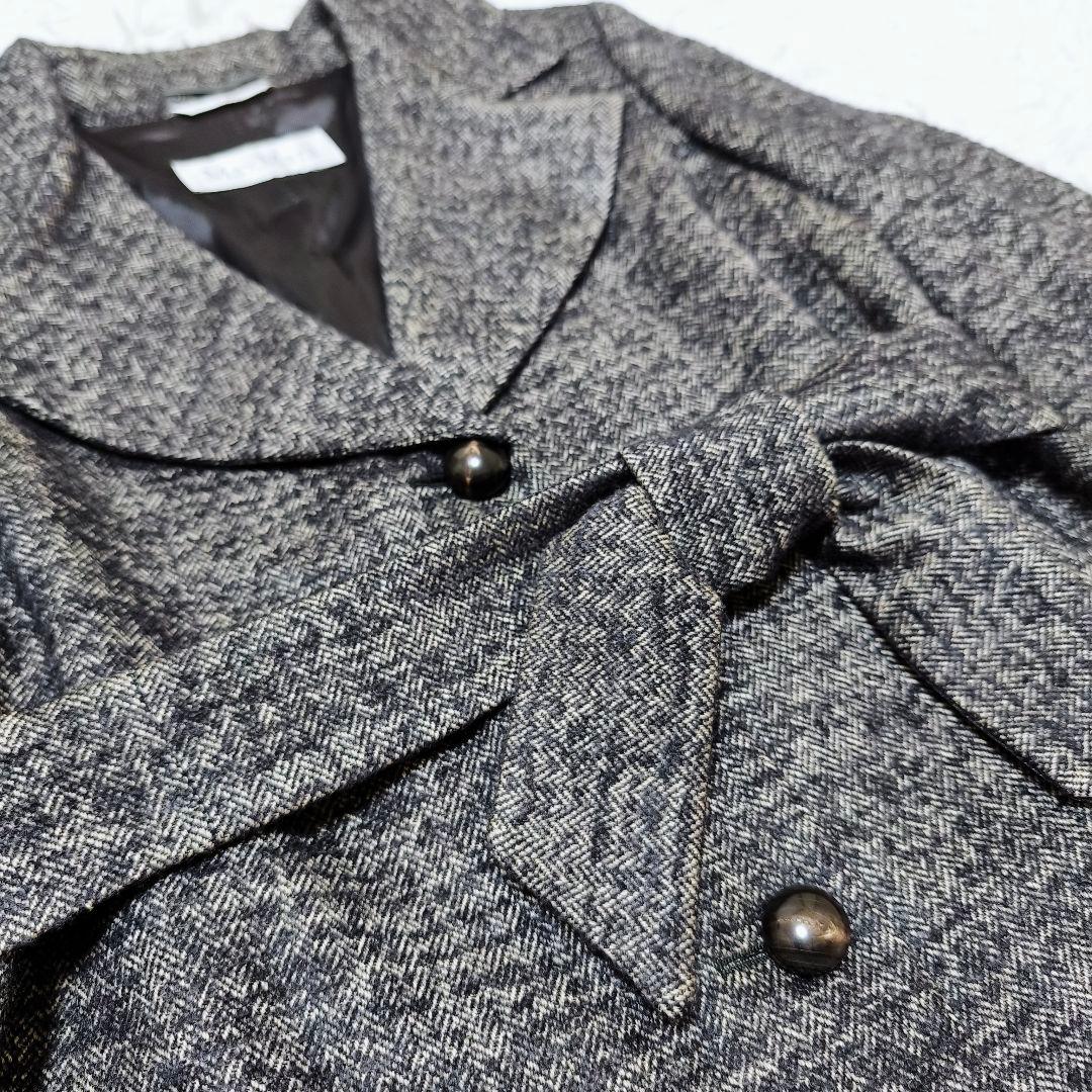 【美品】MaxMara マックスマーラ カシミヤ混 ベルテッド ショートコート