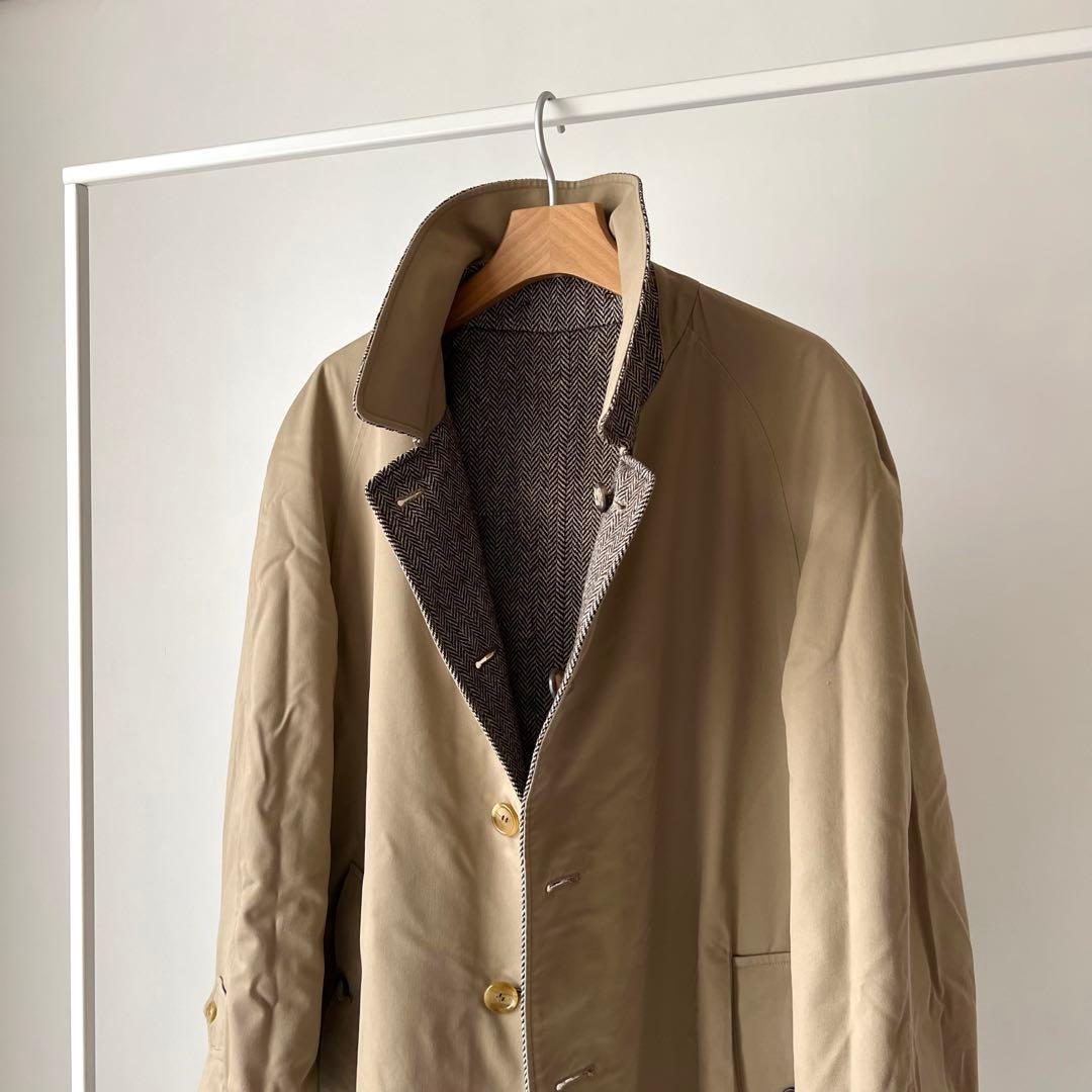 Sale【希少・美品】70s Burberryリバーシブル コート バーバリー