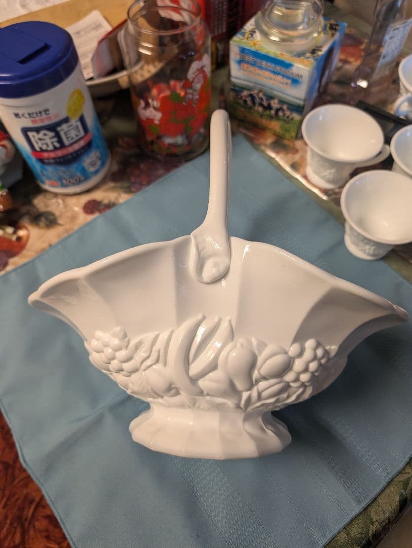 ミルクグラス　　バスケットレア