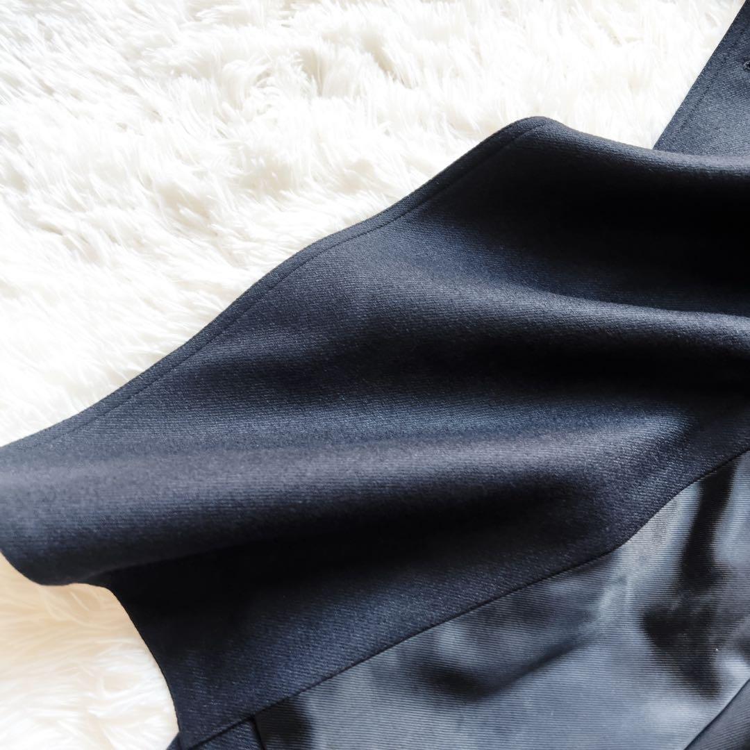 美品　サンローラン パリ カシミアブレンド ロング　トレンチ　コート ブラック