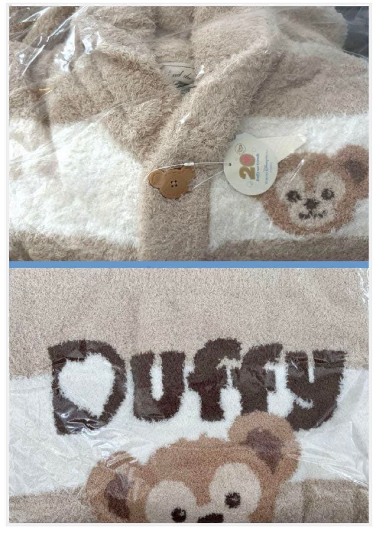 ジェラピケ　ダッフィー　ディズニーシー カーディガンとブランケットセット☆