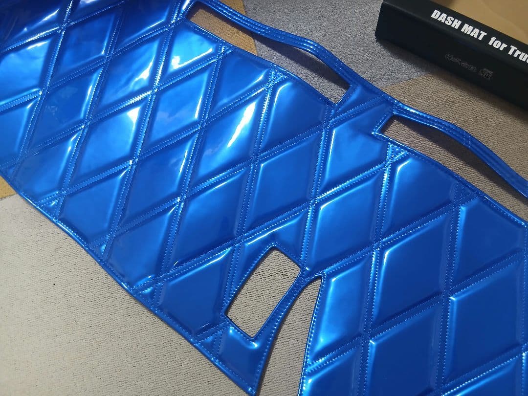 ✨新品　ファイブスターギガ　ダッシュマット　デコトラ　真月光　ブルー/青色　雅✨