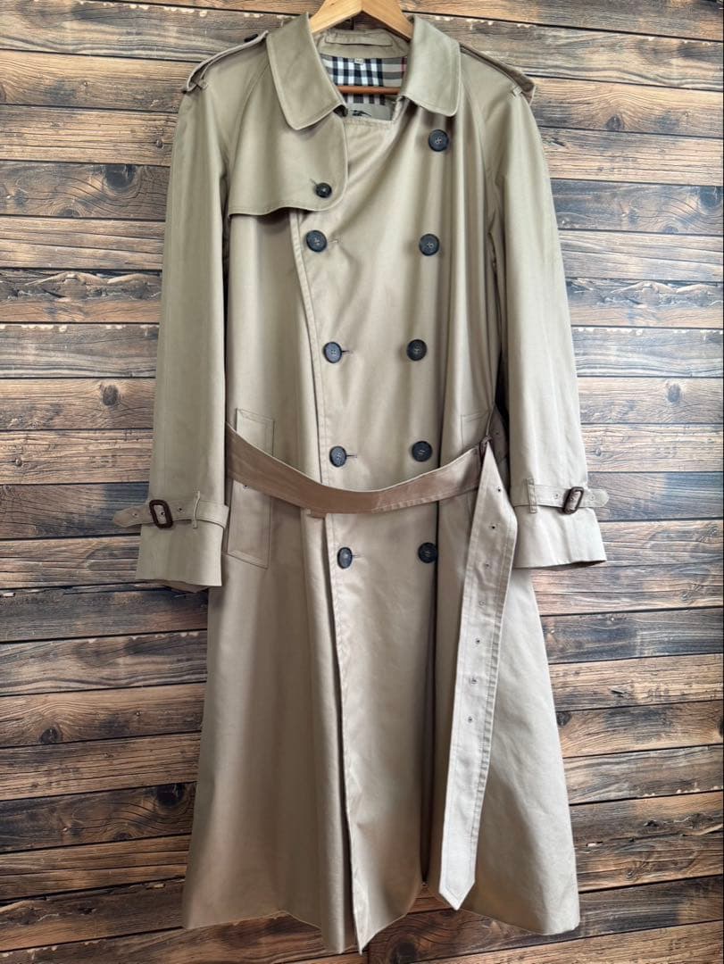 【破格】Burberry バーバリー トレンチコート ノバチェック ベージュ