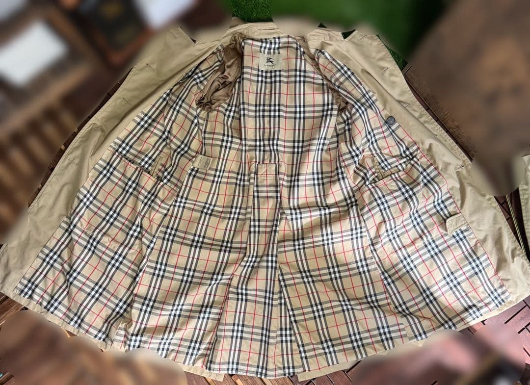 【破格】Burberry バーバリー トレンチコート ノバチェック ベージュ