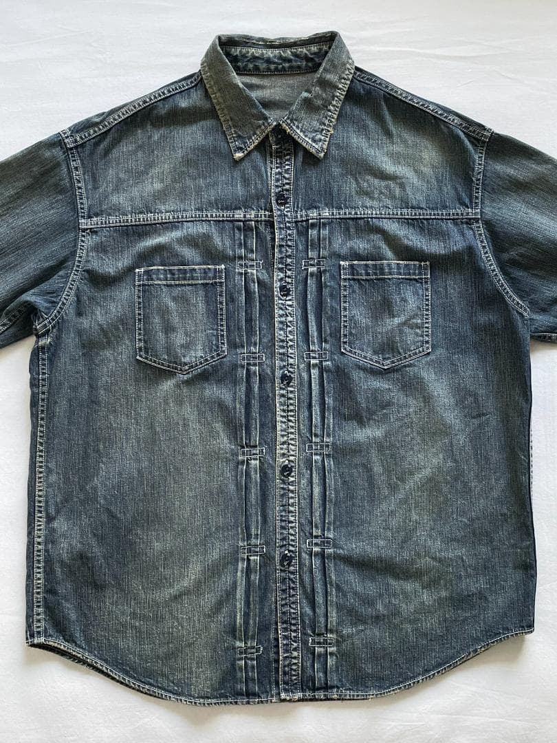 ネイバーフッド デニムシャツ インディゴ Lサイズ位
