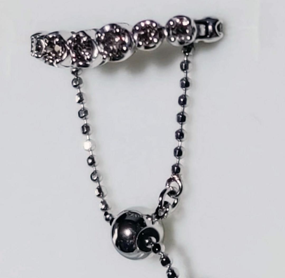 PT950 リング 指輪 ダイヤ 0.1ct フリーサイズ