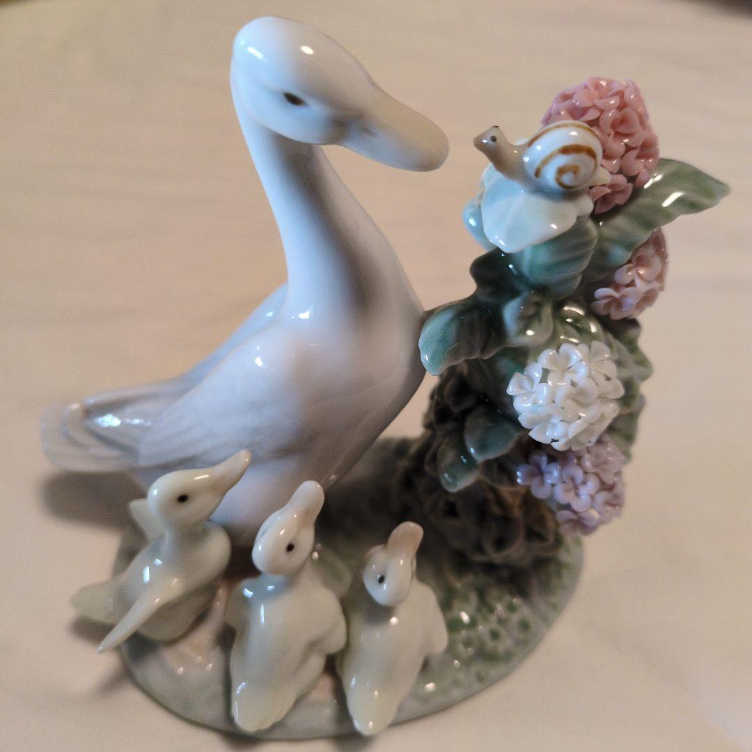 LLADRO　かたつむりとアヒルたち