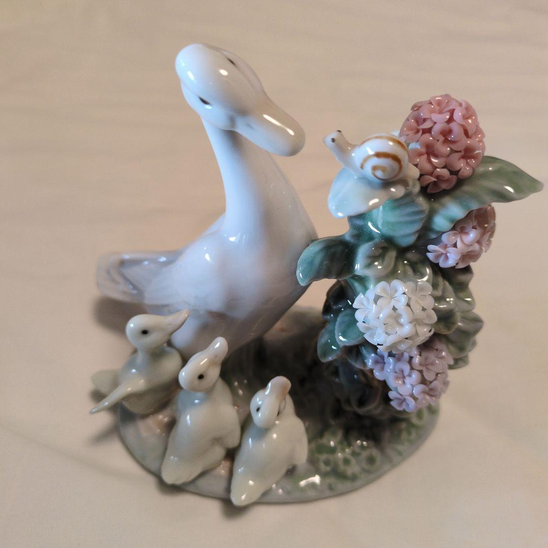 LLADRO　かたつむりとアヒルたち