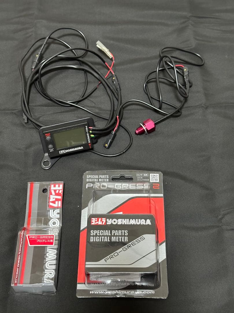 ヨシムラ 油温計 PRO-GRESS2マルチテンプメーターセンサーGタイプ訳あり