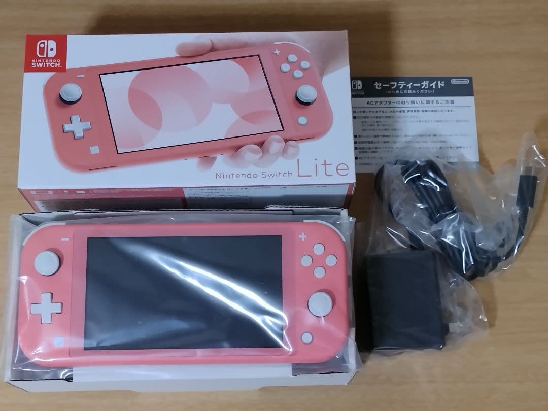 Nintendo Switch Lite 本体 コーラルピンク ★美品