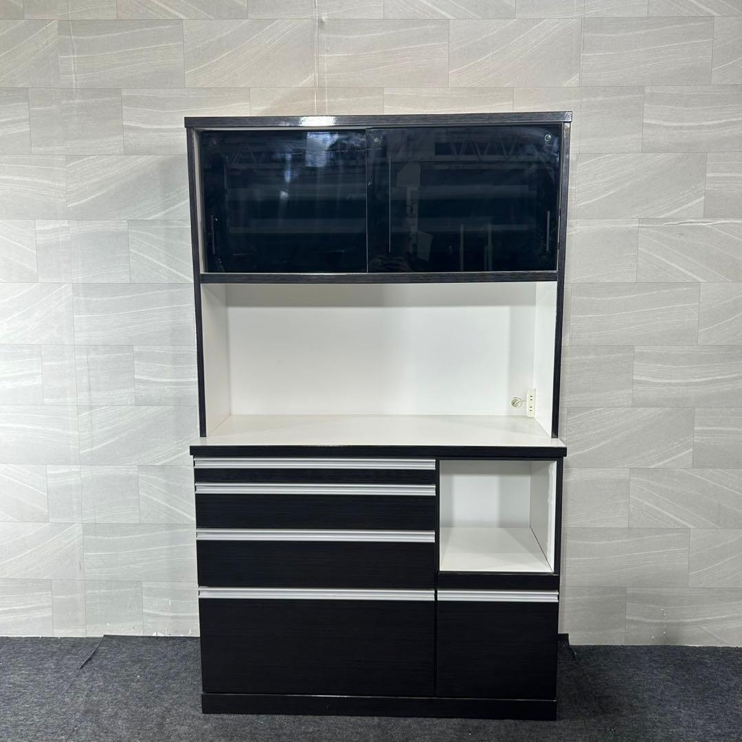 キッチンボード シンプル おしゃれ 幅116cm 格安 家具 d4433 食器棚