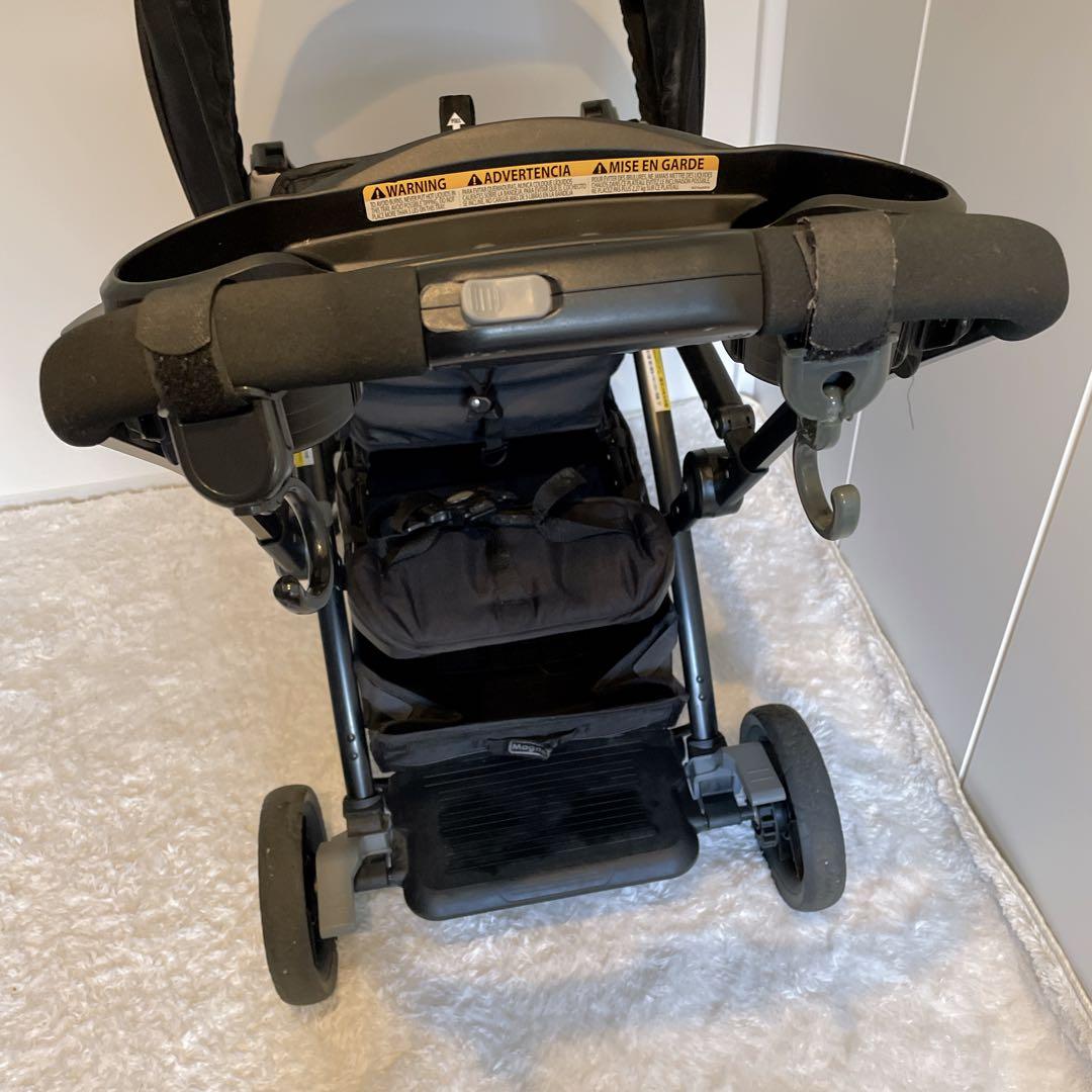 日本育児美品✨シットアンドスタンド　スマートライド　レインカバーセット2人乗り