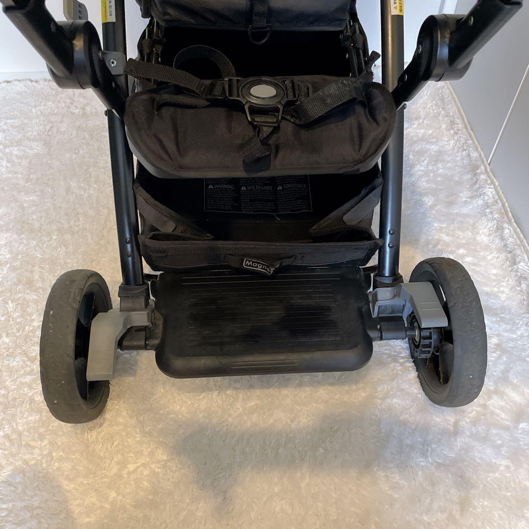 日本育児美品✨シットアンドスタンド　スマートライド　レインカバーセット2人乗り