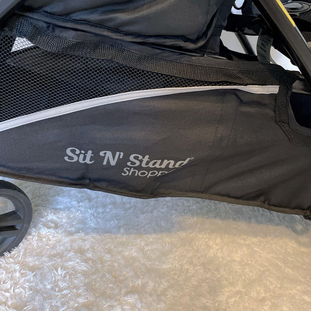 日本育児美品✨シットアンドスタンド　スマートライド　レインカバーセット2人乗り