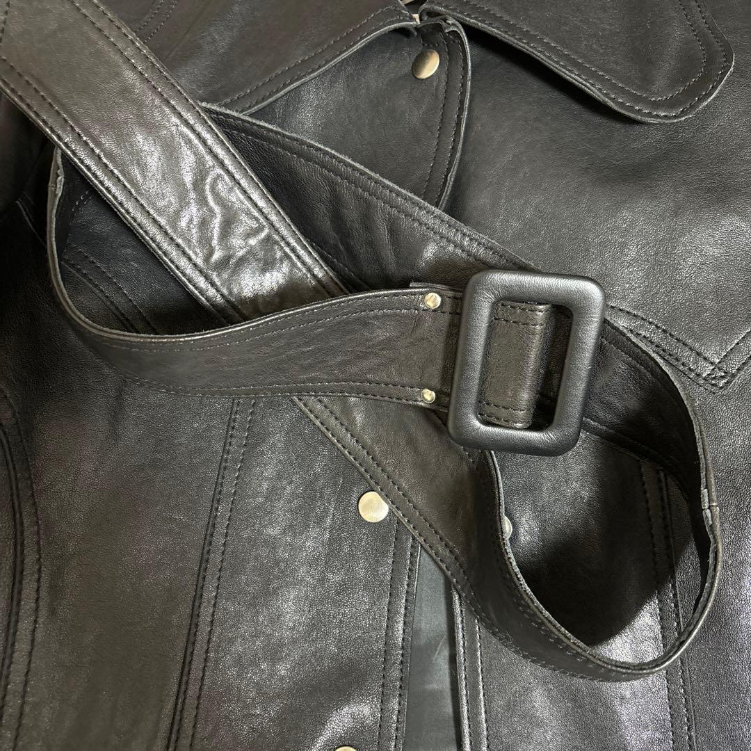 最終値下げedit for lulu ラム レザーベルテットジャケット