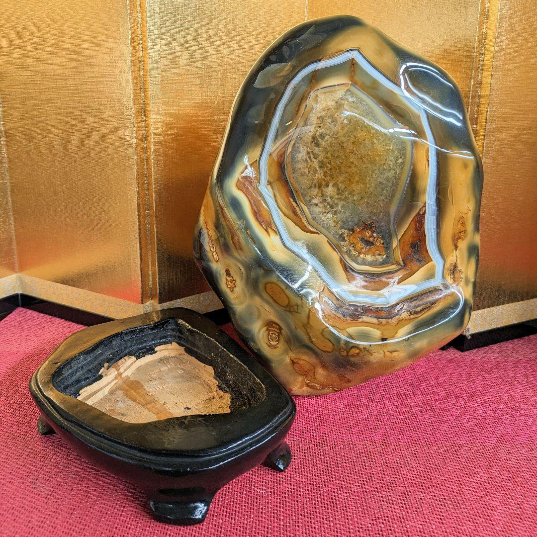 メノウ 瑪瑙 6.3㌔ 鑑賞石 観賞石 水石 盆石 天然石 ジャスパー