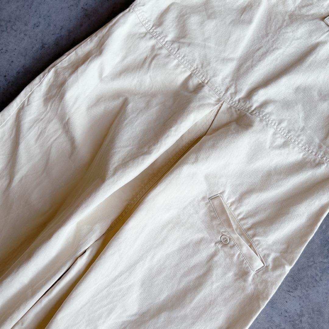 tumugu ⿻ クラシックチノクロス 2way サロペットパンツ ゆったり 白