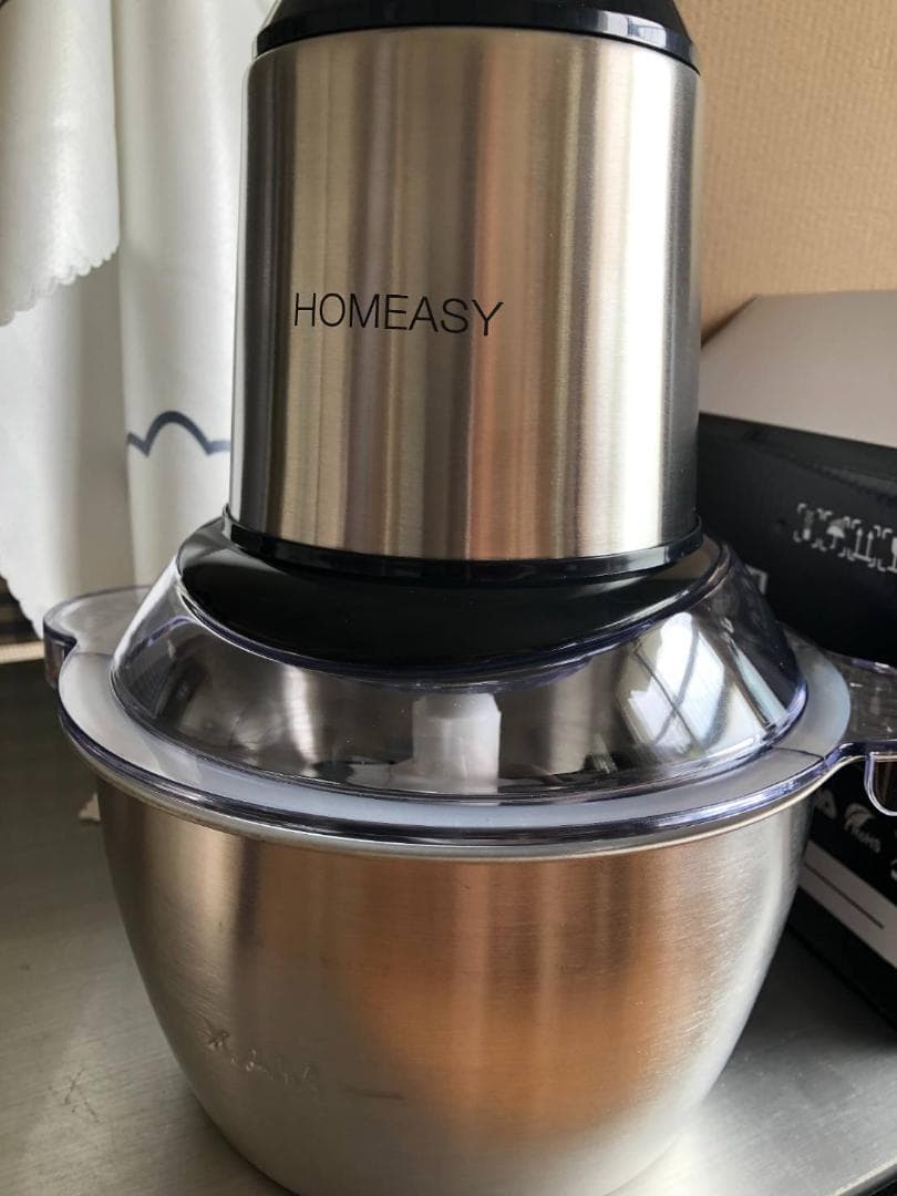 高性能カッターフードプロセッサー 4枚刃 2段階スピード