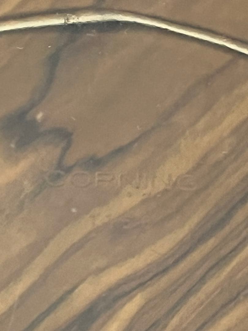 CORNING ガラス製ブラウン鍋3点セット