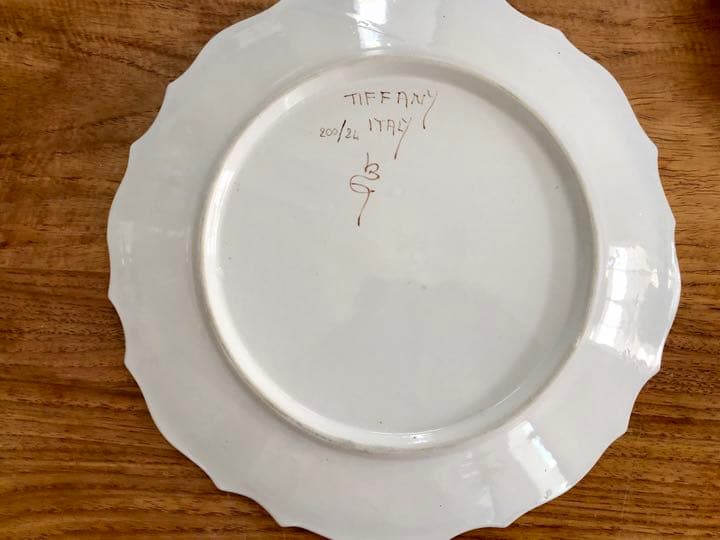 ティファニー　プレート　Tiffany お皿　2枚セット　イタリア