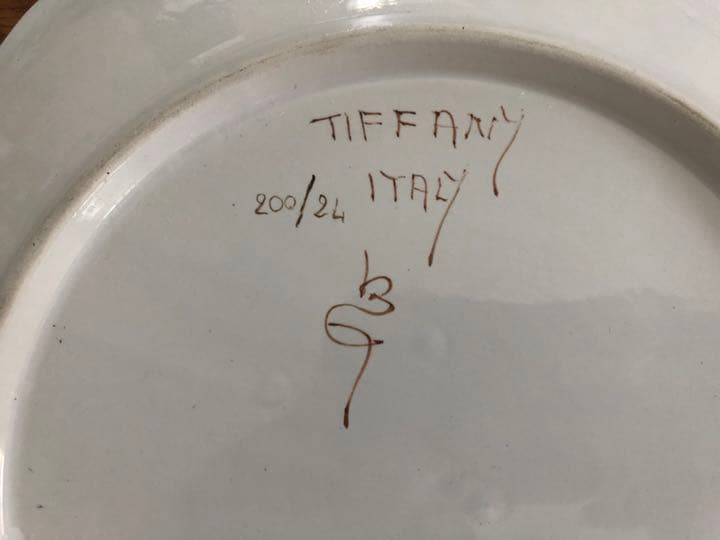 ティファニー　プレート　Tiffany お皿　2枚セット　イタリア