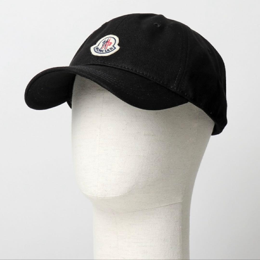 【本日限定価格】MONCLER ブラック ベースボールキャップ